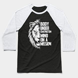 lion Motivational quote Baseball T-Shirt